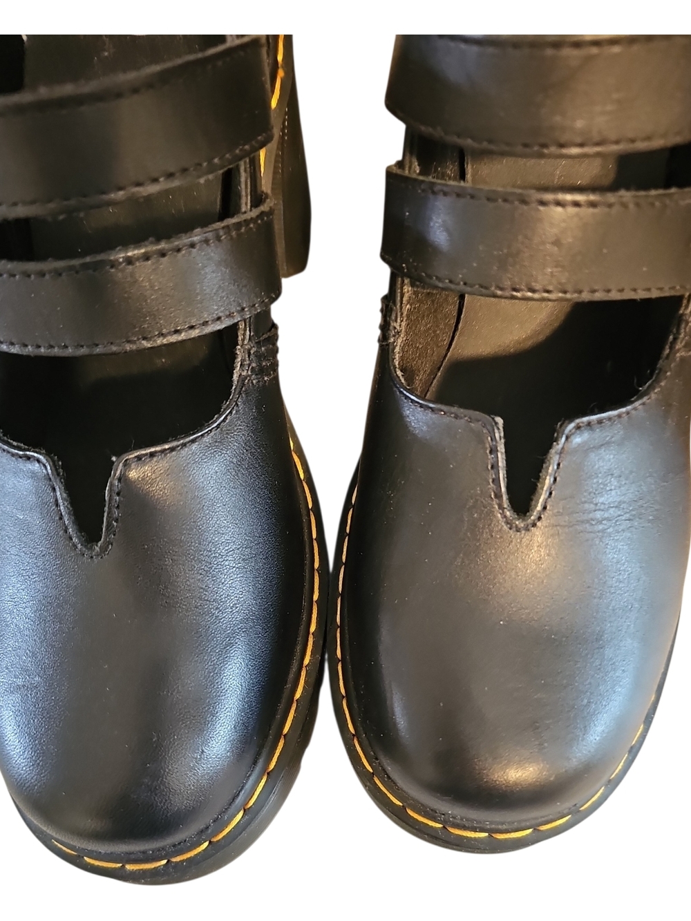 EUC Dr. Martens Eviee, Double-Buckle Chunky-Heel Mary Janes, US 9, EU 41 - Picture 5 of 9